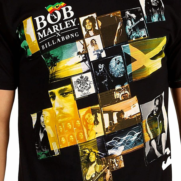 Billabong Bob Marley Stir It Up T-Shirt L NWT - Picture 2 of 4